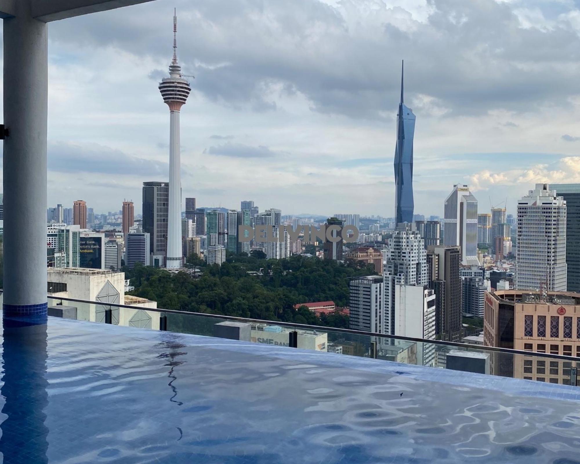 Pangsapuri The Luxe - 3 Pax - Klcc View - Balcony At 27 Floor Kuala Lumpur
